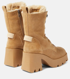 Bogner Seoul 1B shearling-lined suede ankle boots