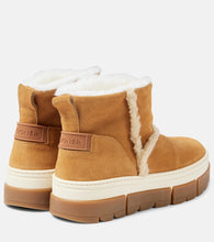 Bogner Shearling-lined suede ankle boots