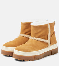 Bogner Shearling-lined suede ankle boots