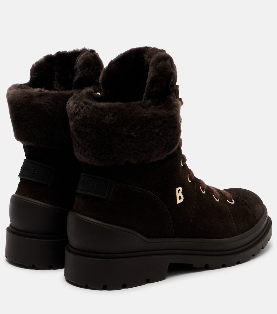 Bogner St. Moritz suede lace-up boots