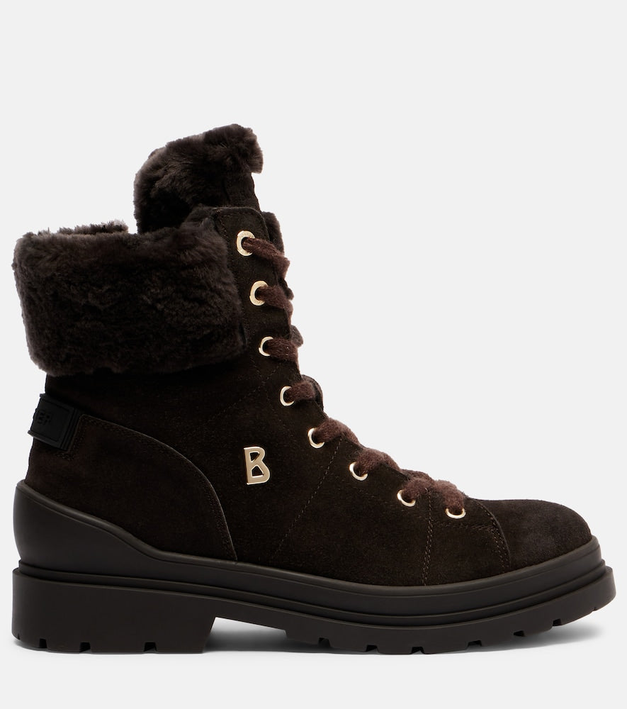 Bogner St. Moritz suede lace-up boots