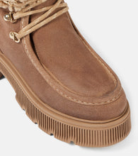 Bogner Turin suede and shearling lace-up boots