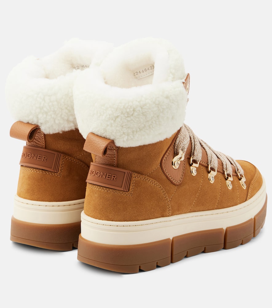 Bogner Vaduz shearling-lined suede ankle boots