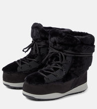 Bogner Verbier 4 suede and shearling ankle boots