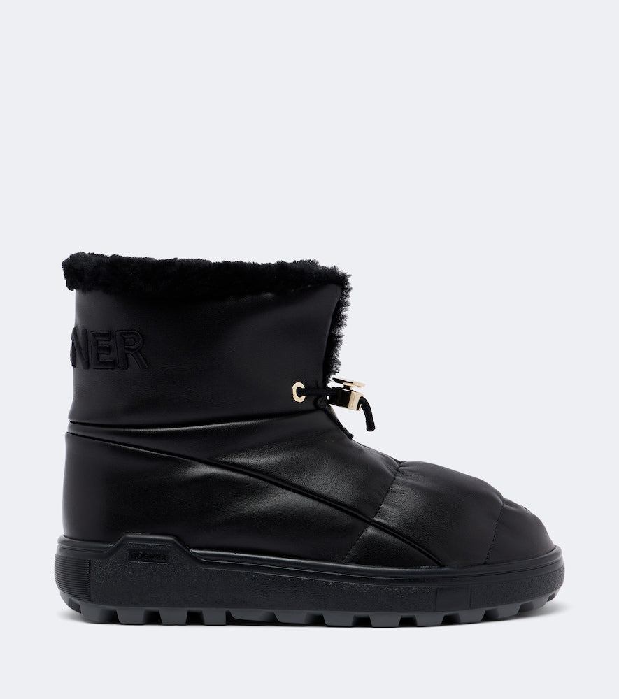 Bogner Chamonix leather snow boots (Black) - Flat Boots