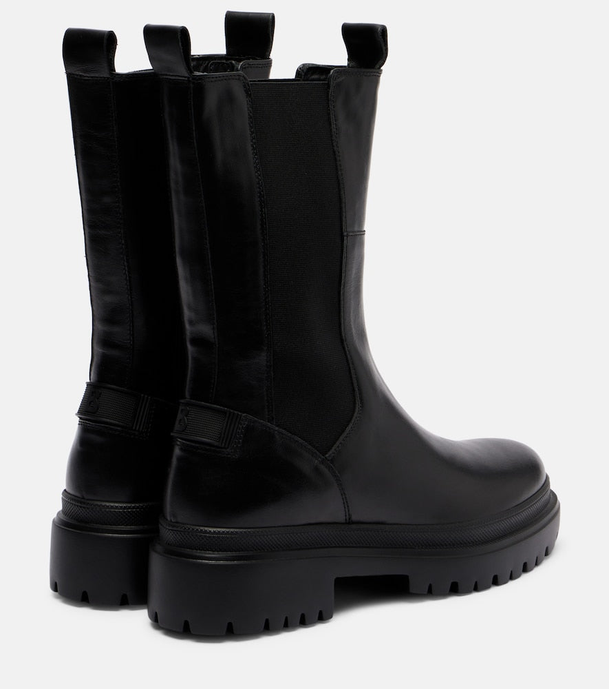 Bogner Chesa Alpina leather Chelsea boots - Black Flat Boots