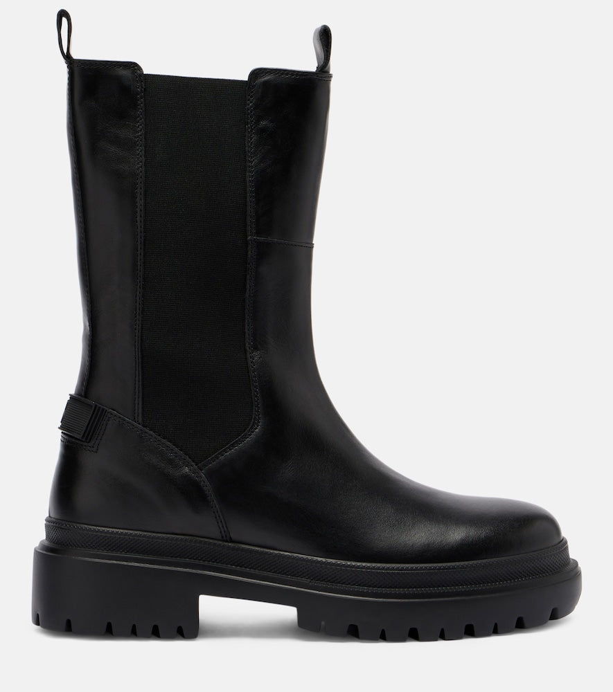 Bogner Chesa Alpina leather Chelsea boots - Black Flat Boots