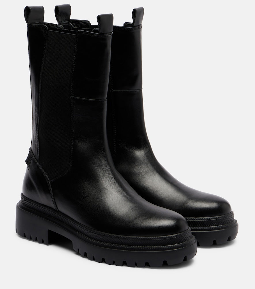Bogner Chesa Alpina leather Chelsea boots - Black Flat Boots