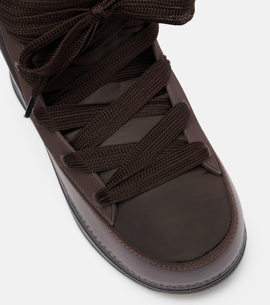 Bogner La Plagne lace-up snow boots (Brown) - Flat Boots