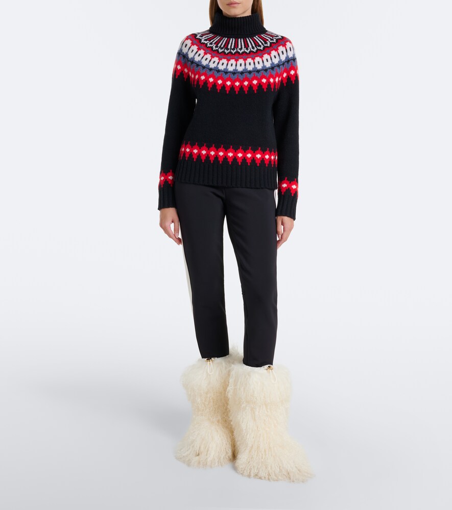 White Bogner Les Arcs shearling snow boots - Flat Boots