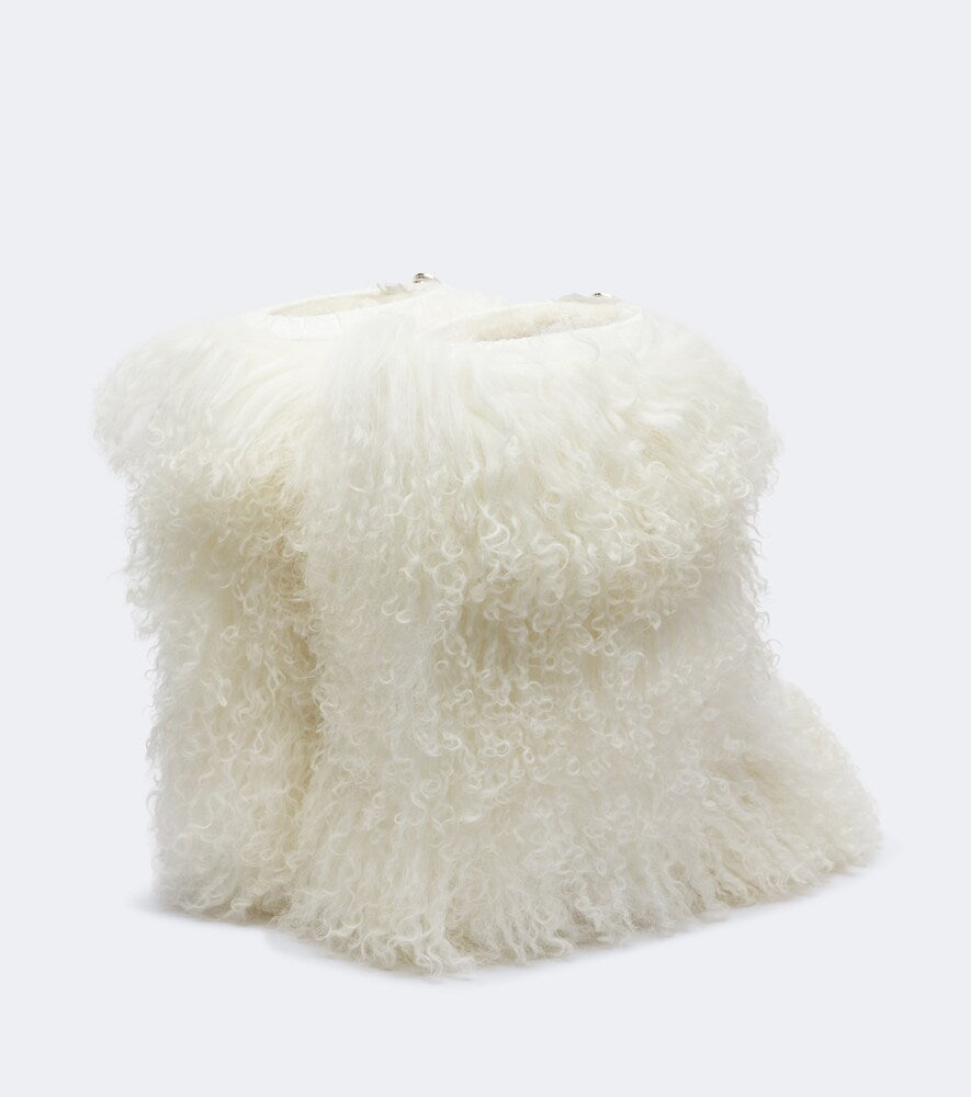 White Bogner Les Arcs shearling snow boots - Flat Boots