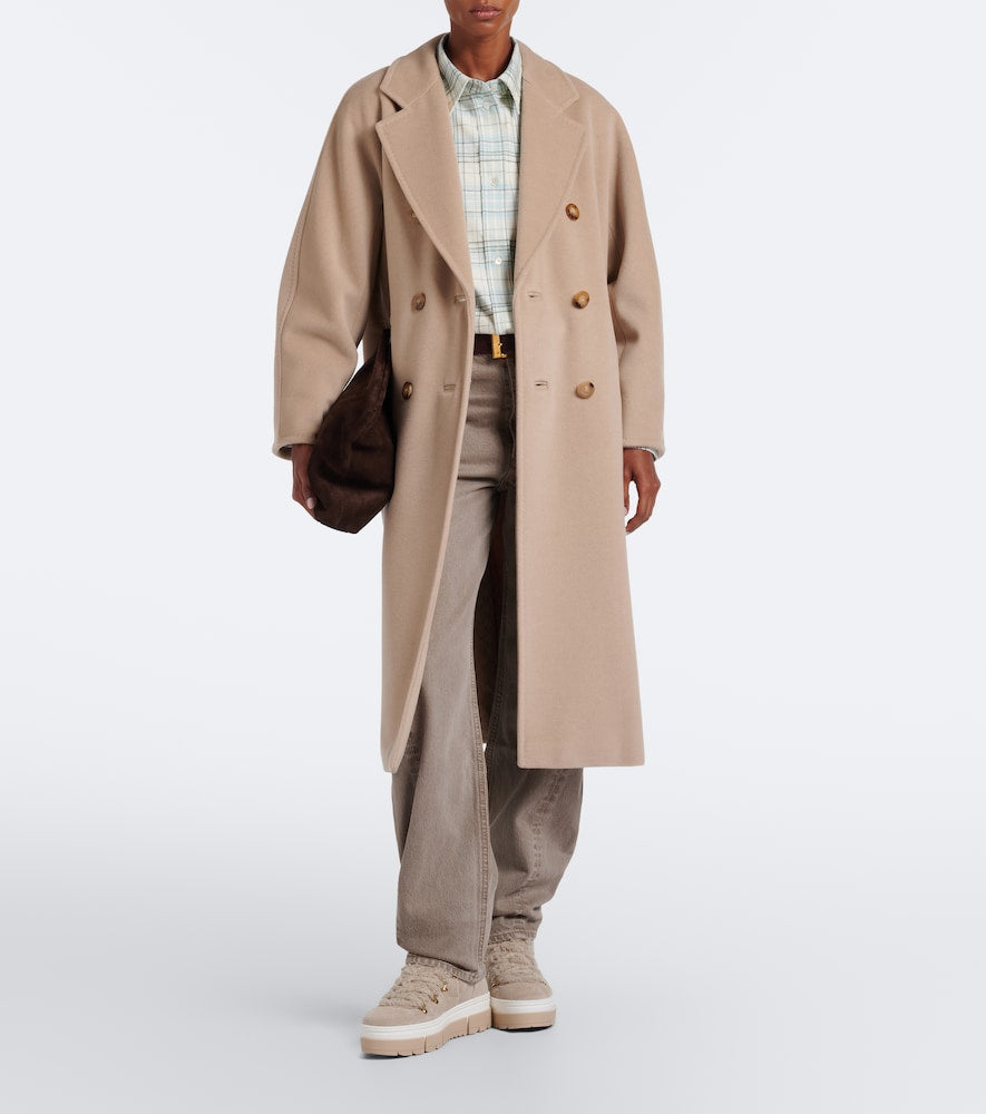 Bogner Vaduz shearling and suede ankle boots in Beige - Flat Boots