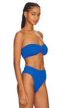 Bond Eye Blake Bandeau Bikini Top in Blue