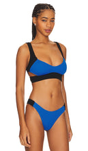 Bond Eye Nino Splice Crop Top in Blue