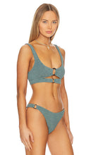 Bond Eye Ring Sasha Bikini Top in Green