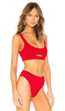 Bond Eye The Sasha Bikini Top in Red