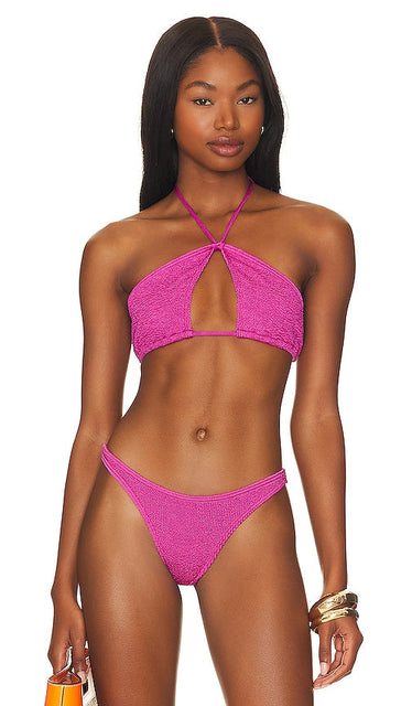 Bond Eye Yasmine Bikini Top in Fuchsia - Haut de bikini Bond Eye Yasmine en fuchsia - Bond Eye Yasmine 紫红色比基尼上衣 - Bond Eye Yasmine Bikinioberteil in Fuchsia - Bond Eye 야스민 비키니 탑 - Top bikini Bond Eye Yasmine in fucsia