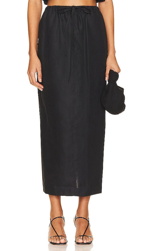 Bondi Born Delphi Cocoon Skirt in Black - Jupe cocon Bondi Born Delphi en noir - Bondi Born Delphi 黑色茧形半身裙 - Bondi Born Delphi Cocoon Rock in Schwarz - Bondi Born 델파이 코쿤 스커트 - Gonna Bondi Born Delphi Cocoon in nero