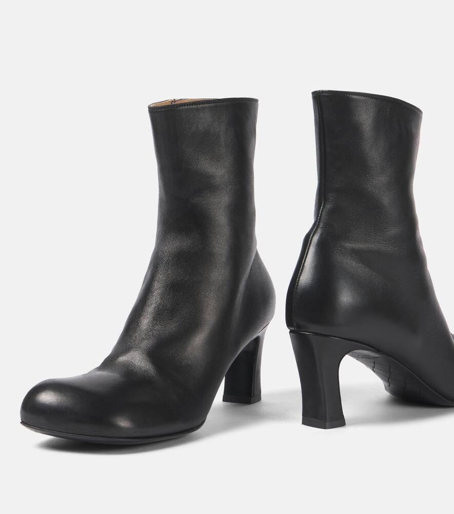 Bottega Veneta 65 leather ankle boots