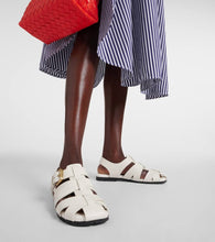 Bottega Veneta Alfie leather fisherman sandals