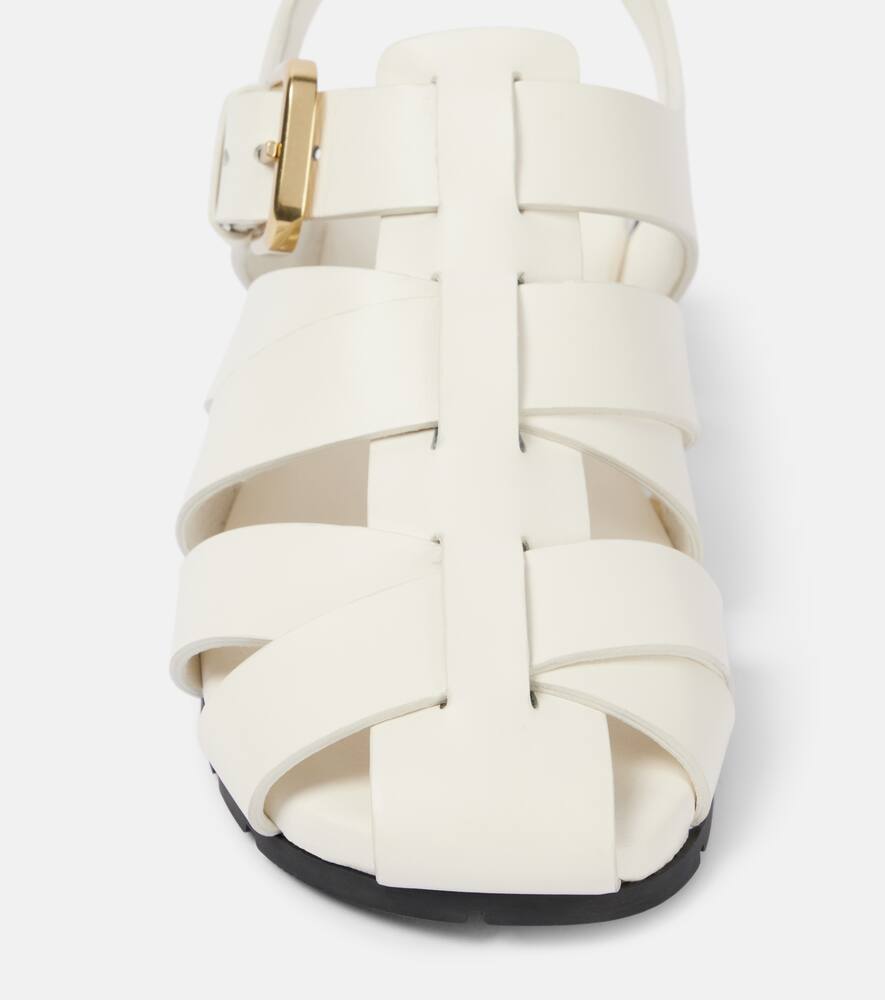 Bottega Veneta Alfie leather fisherman sandals