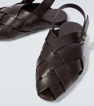 Bottega Veneta Alfie leather slippers