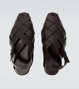 Bottega Veneta Alfie leather slippers
