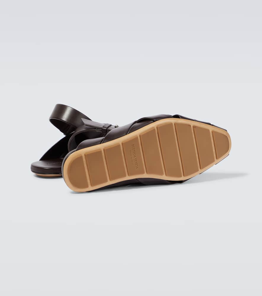 Bottega Veneta Alfie leather slippers