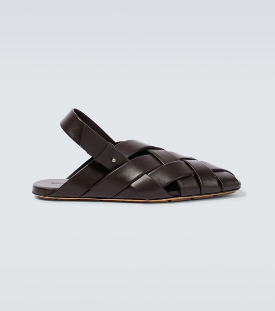 Bottega Veneta Alfie leather slippers