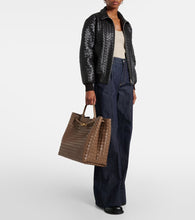 Bottega Veneta Andiamo Intrecciato Large leather tote bag