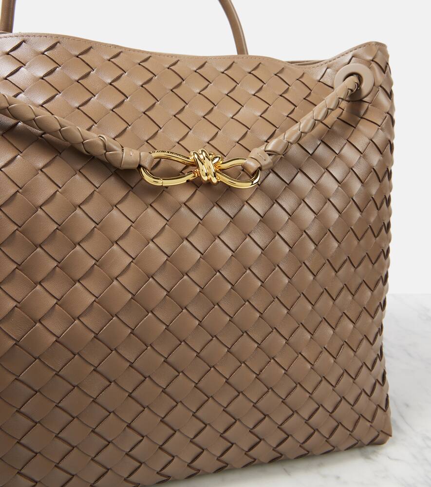 Bottega Veneta Andiamo Intrecciato Large leather tote bag