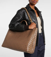 Bottega Veneta Andiamo Intrecciato Large leather tote bag