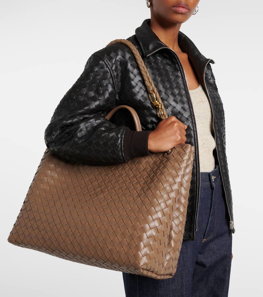 Bottega Veneta Andiamo Intrecciato Large leather tote bag