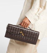 Bottega Veneta Andiamo Intrecciato leather clutch