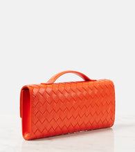 Bottega Veneta Andiamo Intrecciato leather clutch