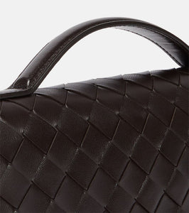 Bottega Veneta Andiamo Intrecciato leather clutch