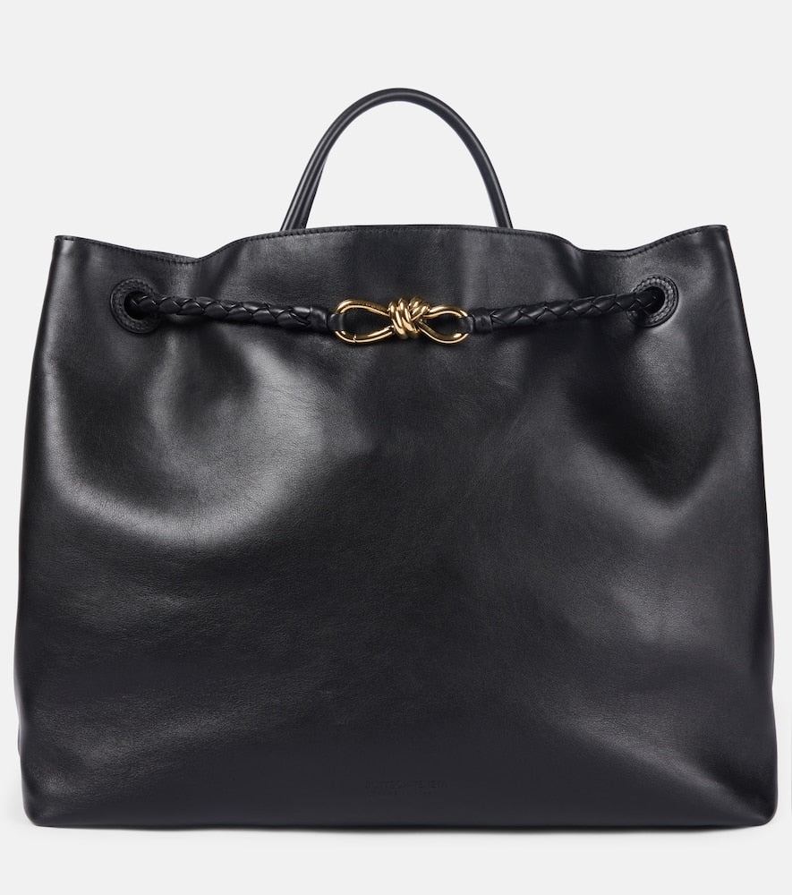 Bottega Veneta Andiamo Large leather tote bag. Shop Bottega Veneta Tote Bags for women now.