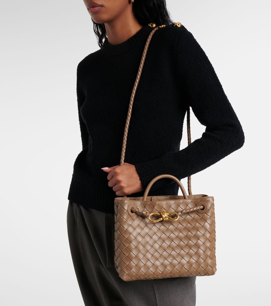 Bottega Veneta Andiamo Small Intrecciato leather tote bag