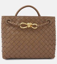 Bottega Veneta Andiamo Small Intrecciato leather tote bag. Shop Bottega Veneta Top-Handle Bags for women now.