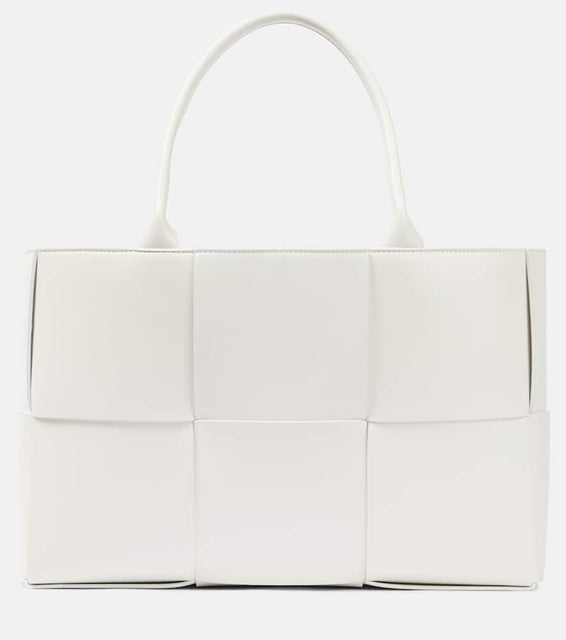 Bottega Veneta Arco Intreccio leather tote bag. Shop Bottega Veneta Tote Bags for women now.