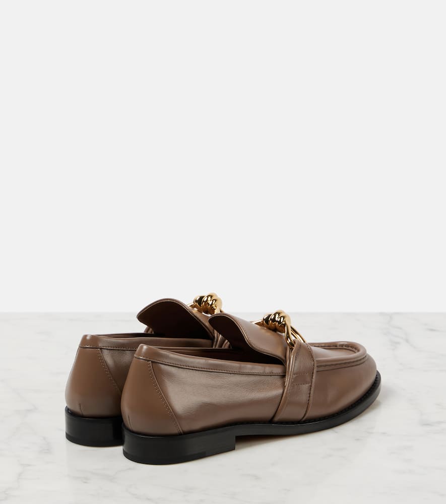 Bottega Veneta Astaire Knot leather loafers