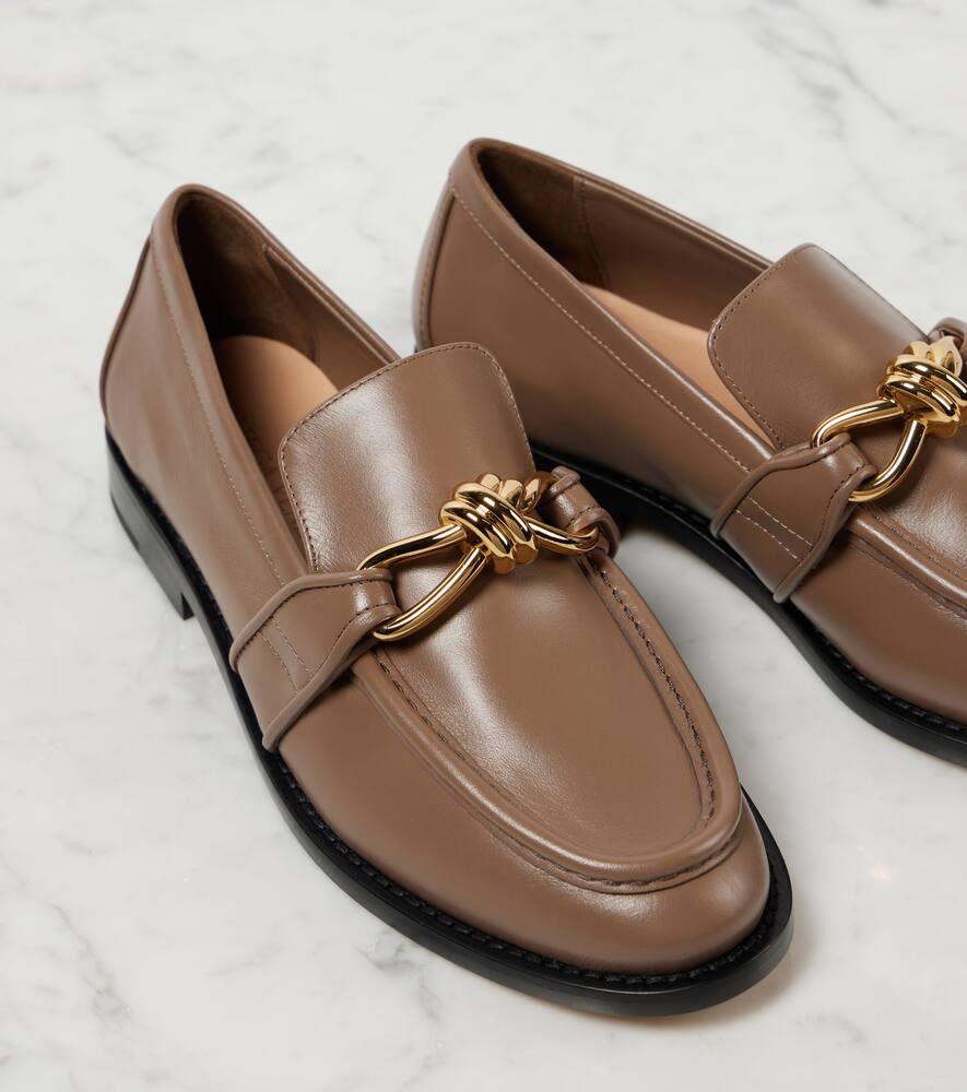 Bottega Veneta Astaire Knot leather loafers