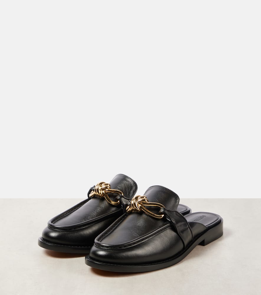 Bottega Veneta Astaire Knot leather mules