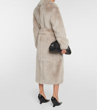 Bottega Veneta Belted shearling coat