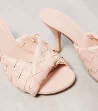 Bottega Veneta Blink 80 Intrecciato leather mules