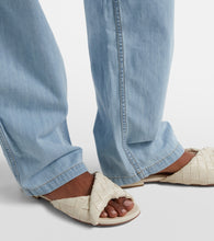 Bottega Veneta Blink Intrecciato leather slides