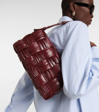 Bottega Veneta Brick Cassette Medium Intreccio leather shoulder bag