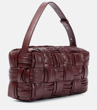 Bottega Veneta Brick Cassette Medium Intreccio leather shoulder bag