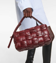 Bottega Veneta Brick Cassette Medium Intreccio leather shoulder bag