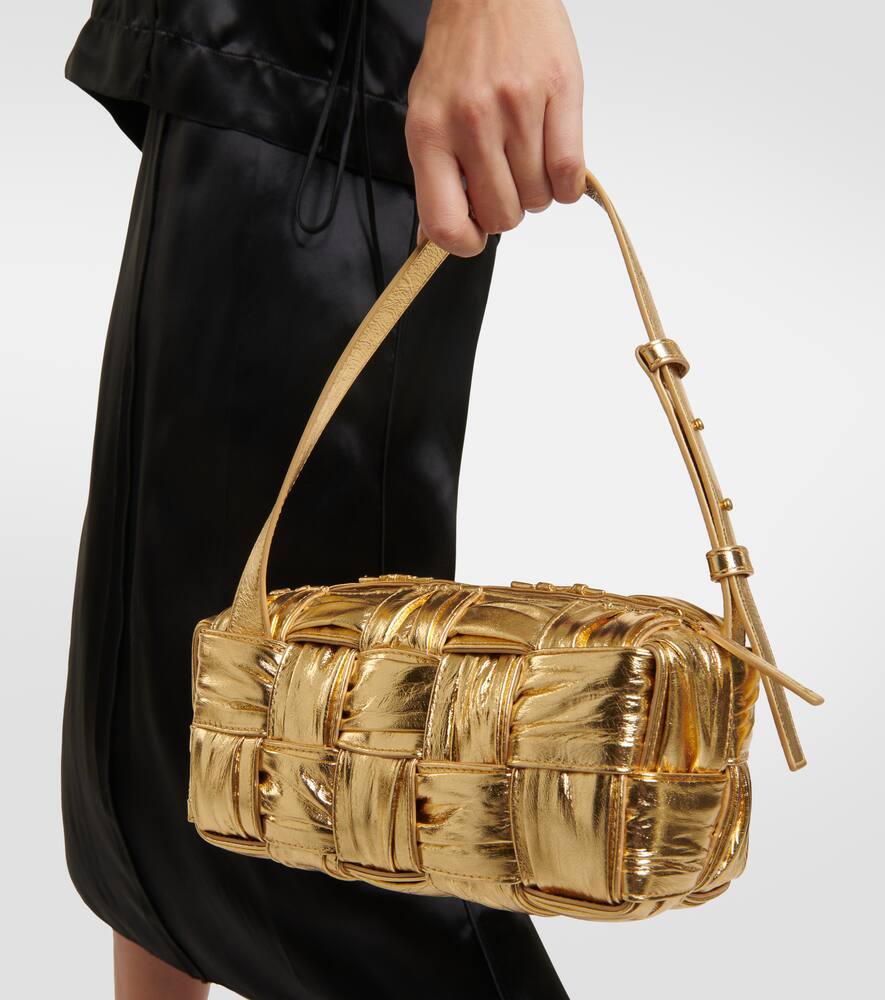 Bottega Veneta Brick Cassette Small leather shoulder bag